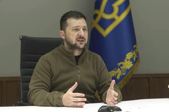 10月11日，泽连斯基与G7领导人举行紧急视频会议