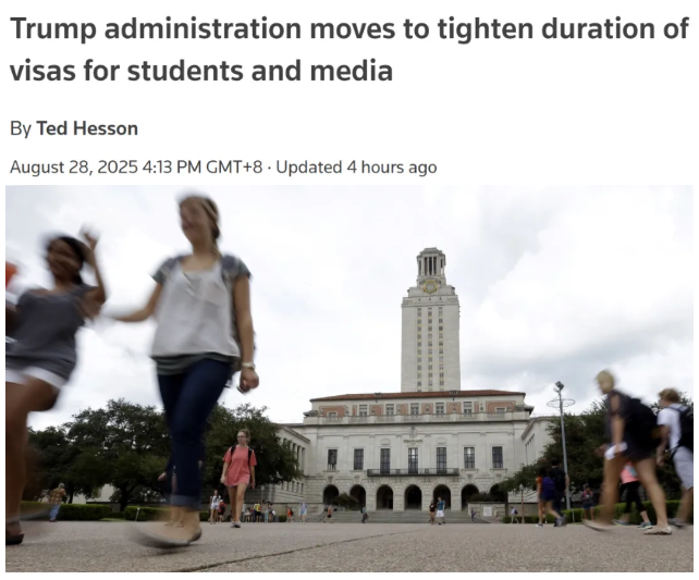 美国留学政策突变 美国留学政策突变