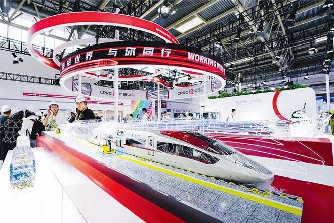 中国中车展位