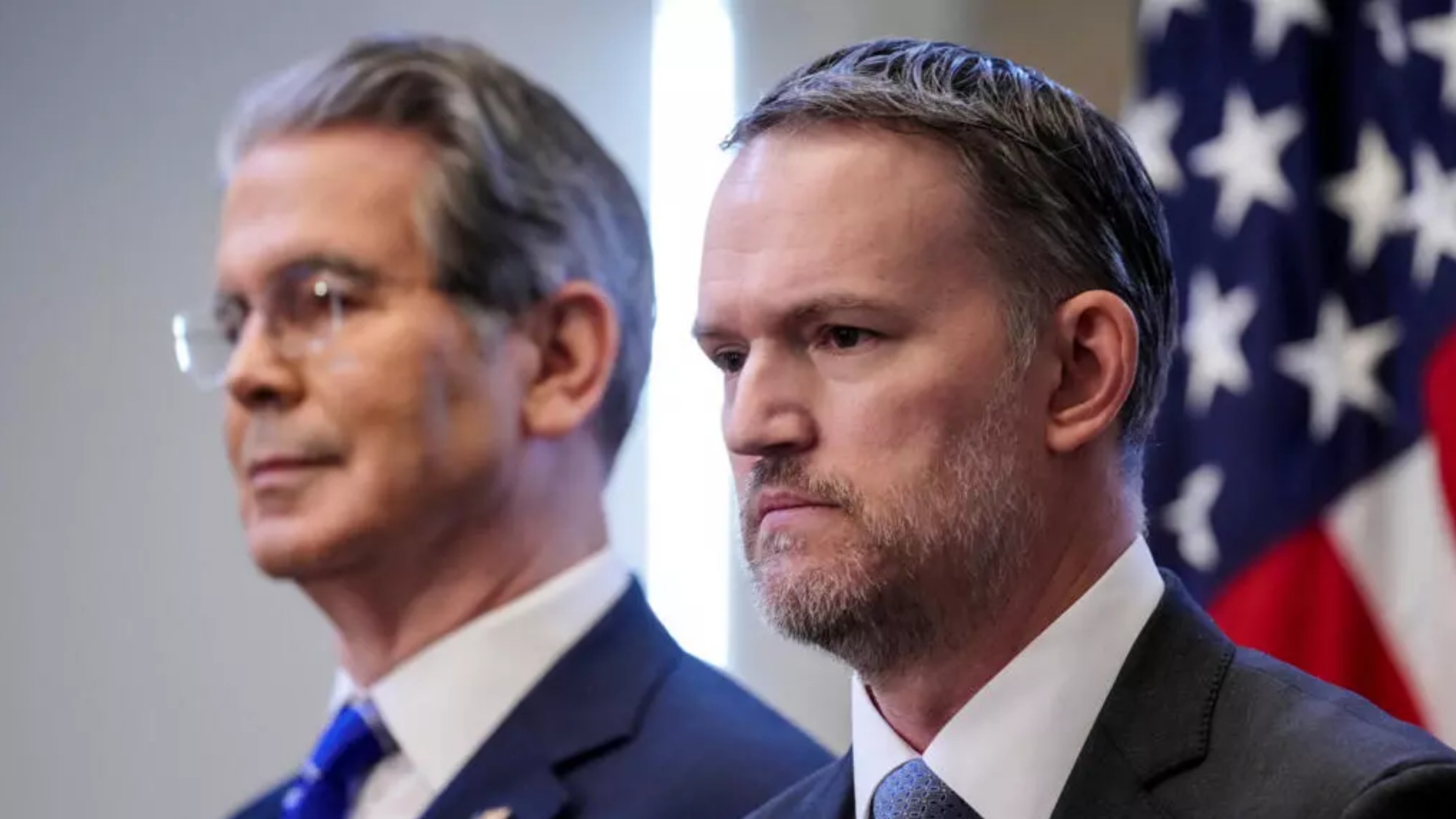 美国贸易代表格里尔与财长贝森特